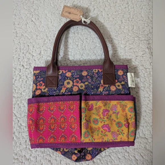 Rainbow Mini Tote Bag By Natural Life - Picture 5 of 6
